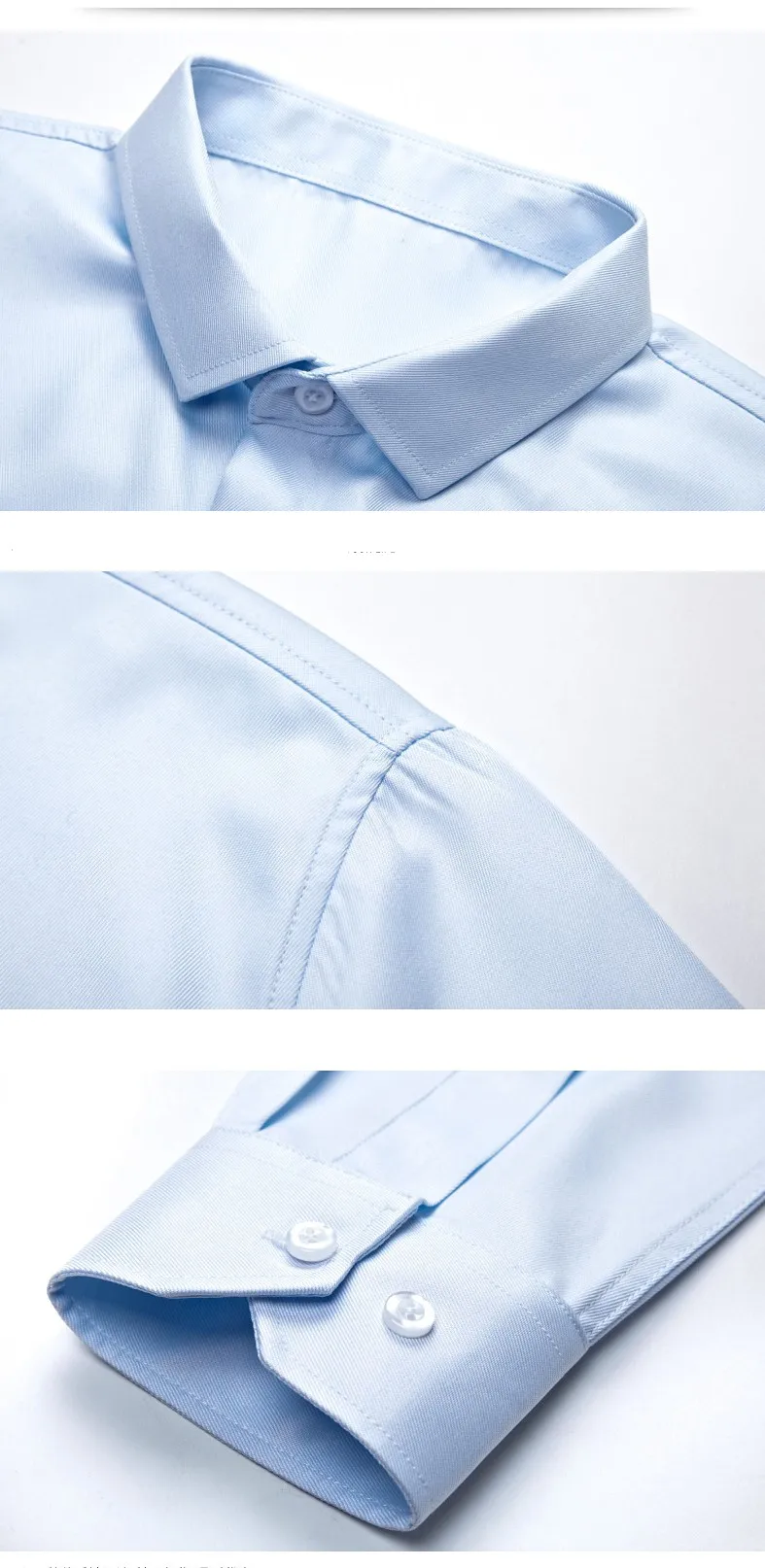 solid men dress shirts long sleeve casual slim fit white formal social shirt male brand clothing prom wedding camisas hombre