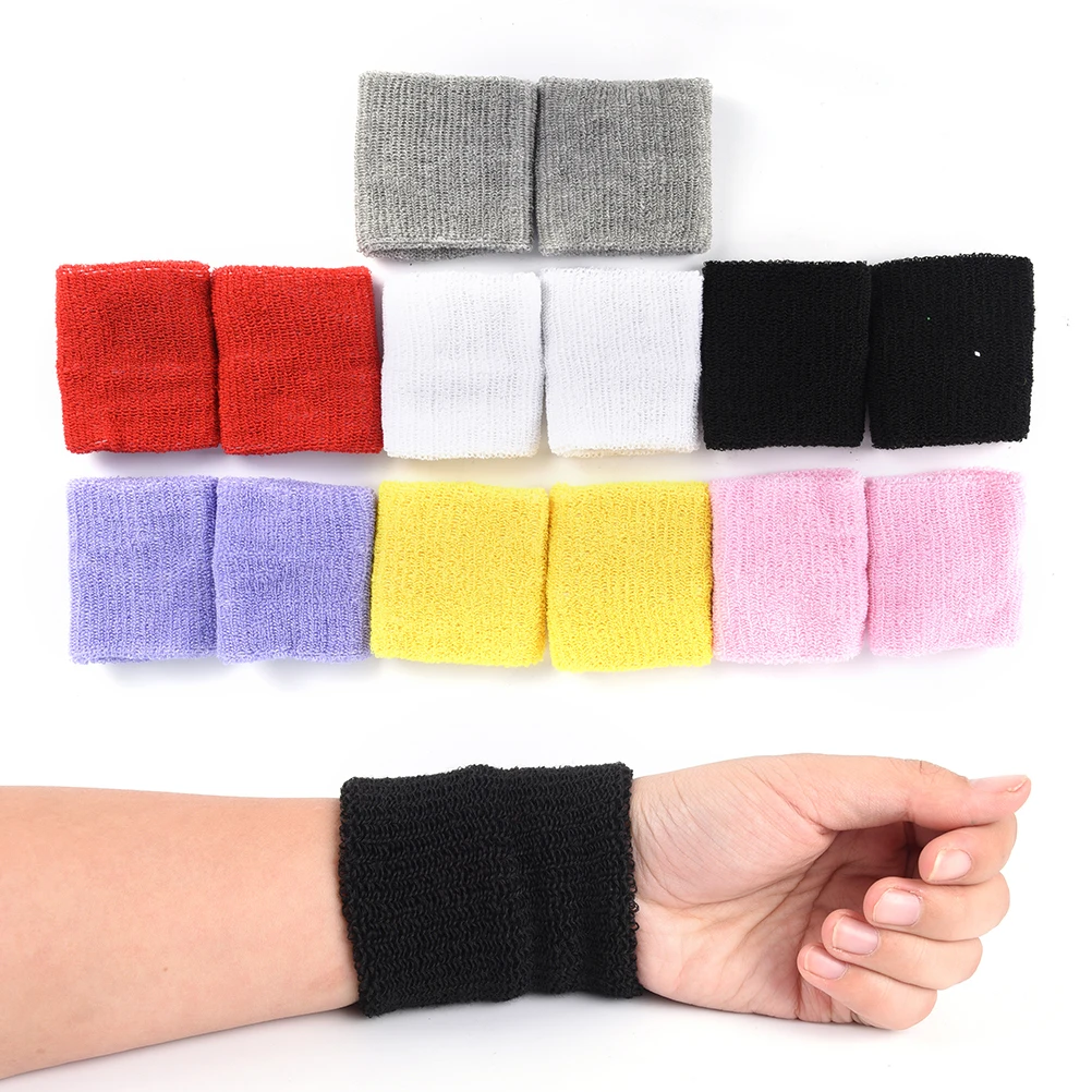 1 пара хлопковые защитные нарукавники для бега 8 х10 см|basketball wrist|gym wristsweatband wristband |