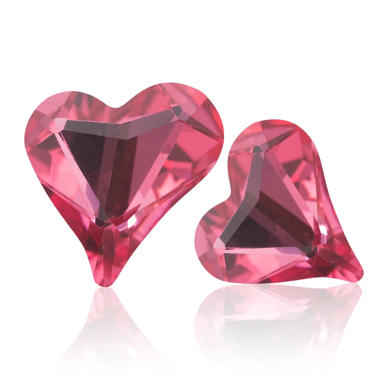 Фото K9 Glass Crafts Швейные Кристаллы Стразы Sweet в форме сердца, фотоэлемент, аксессуар №3