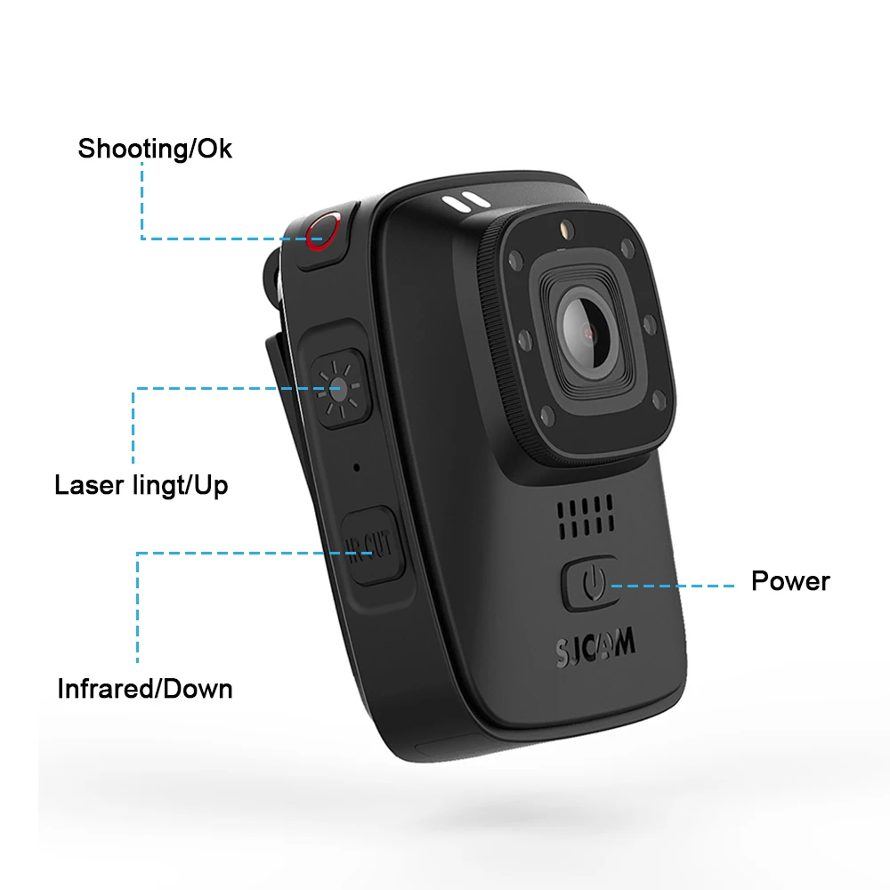 SJCAM A10 1080P HD Novatek96658 корпус камеры носимая инфракрасная камера наблюдения 2056 мАч