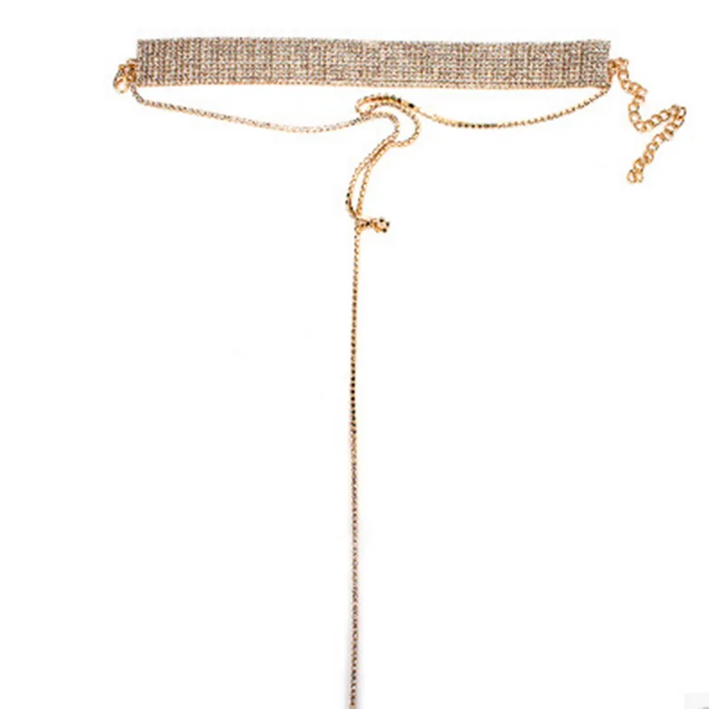 Crystal Choker Necklace 2017 Luxury Statement Chokers Necklaces For Women Trendy Chunky Neck Accessories Fashion Jewellery | Украшения и
