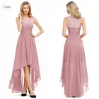 Розовые шифоновые длинные платья для подружек невесты, платье для гостей свадьбы, кружевное Цветочное платье без рукавов