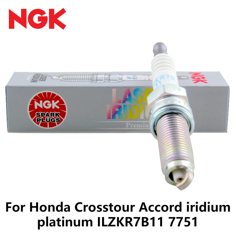 NGK автомобиля свечи зажигания для Honda Crosstour 3 0 Accord 3.0L Иридиум Платиновый ILZKR7B11 7751|plug