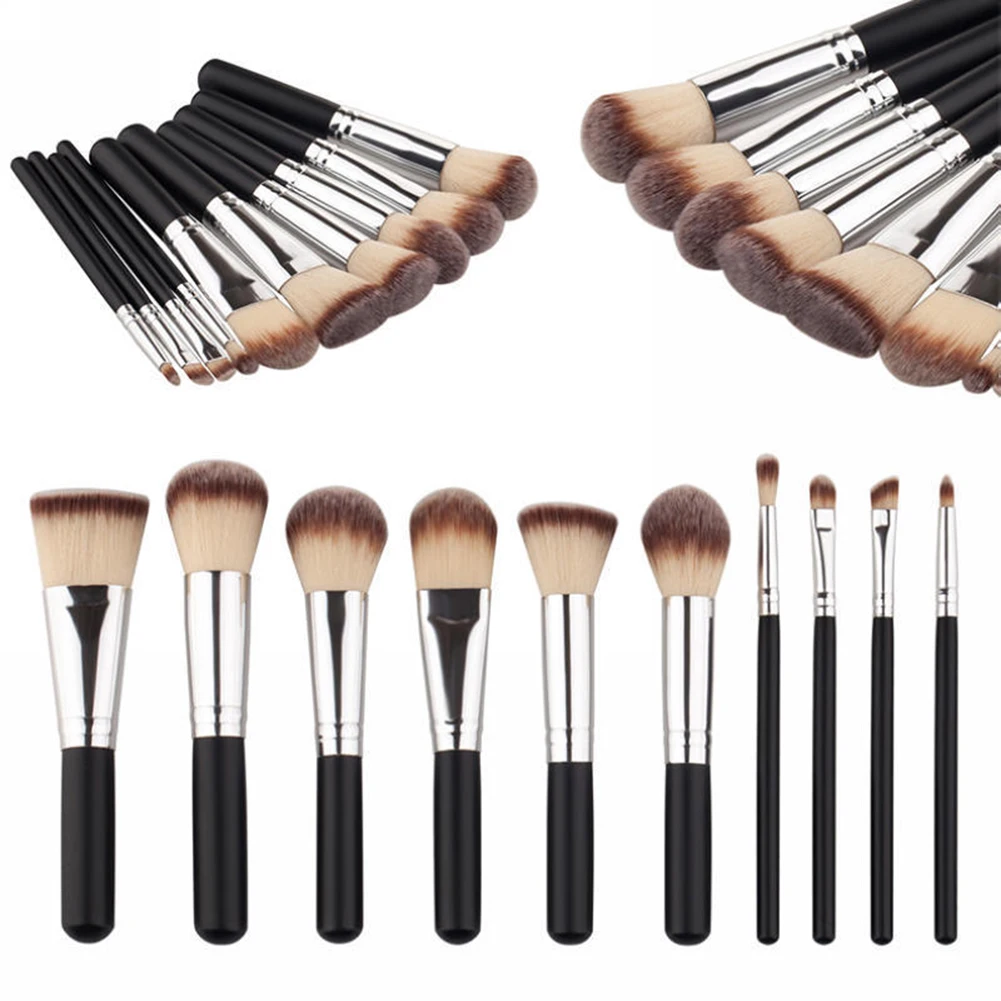 10 шт. Pro Макияж Расчёски для волос комплект Основа макияжа лица Косметическая