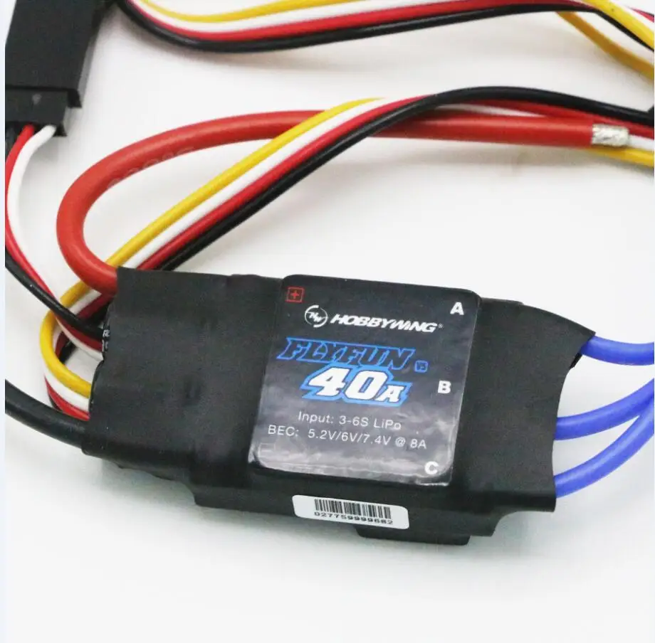 Регулятор скорости Hobbywing FlyFun V5 40A ESC 3-6S Lipo бесщеточный электродвигатель для дрона