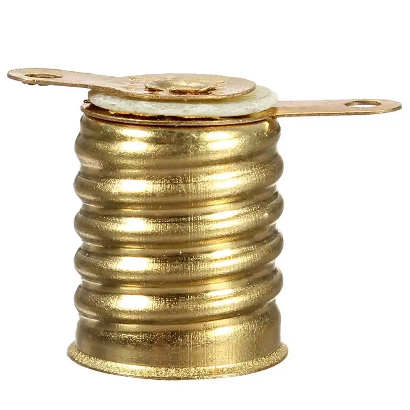 10 шт./лот E10 держатель цоколя лампы гнездо винт прямой PCB медная шрапнель