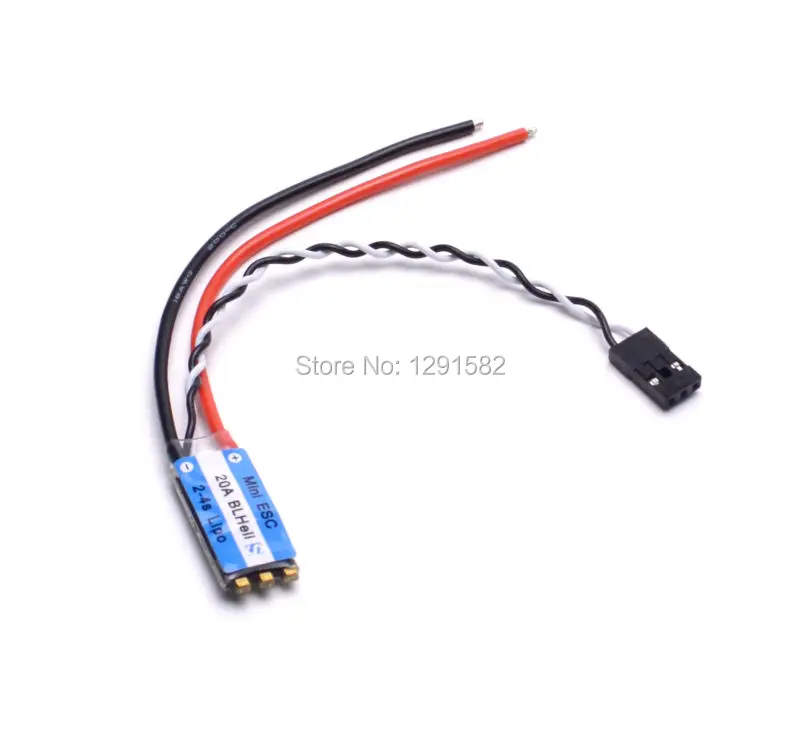 Мини S1306 1306 3100kv миниатюрный бесщёточный электродвигатель/мини 20A BLHeli-s 2-4S ESC для RC 80