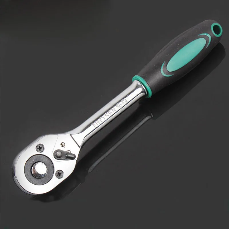 1/4 &quot3/8&quot 1/2 &quotТрещоточный ключ быстросъемный одинарный хромированный стальной