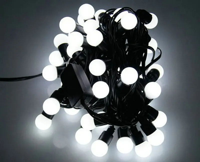 6 м 40LED матовый шар Сказочный свет гирлянда EU220V соединяемый хвост вилка Рождество