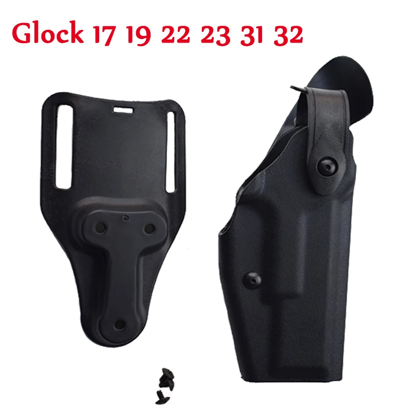 Pistolera táctica Glock para caza, pistolera militar para tiro, Airsoft, cinturón de transporte, funda para Glock 17, 19, 22, 23, 31, 32