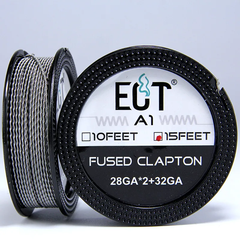 Нагревательная проволока A1 15 футов/рулон Alien Fused Clapton нагревательная DIY для RDA RBA