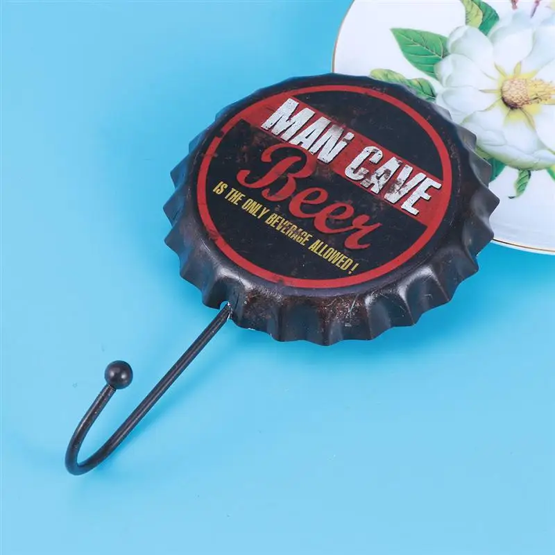 1 шт. железный крюк декоративное настенное крепление для пивной бутылки колпачок