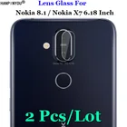 2 шт.лот для Nokia 8,1X7 TA-1131 Ultra Clear Soft Fiber прозрачное закаленное стекло для объектива задней камеры Защитная пленка для экрана