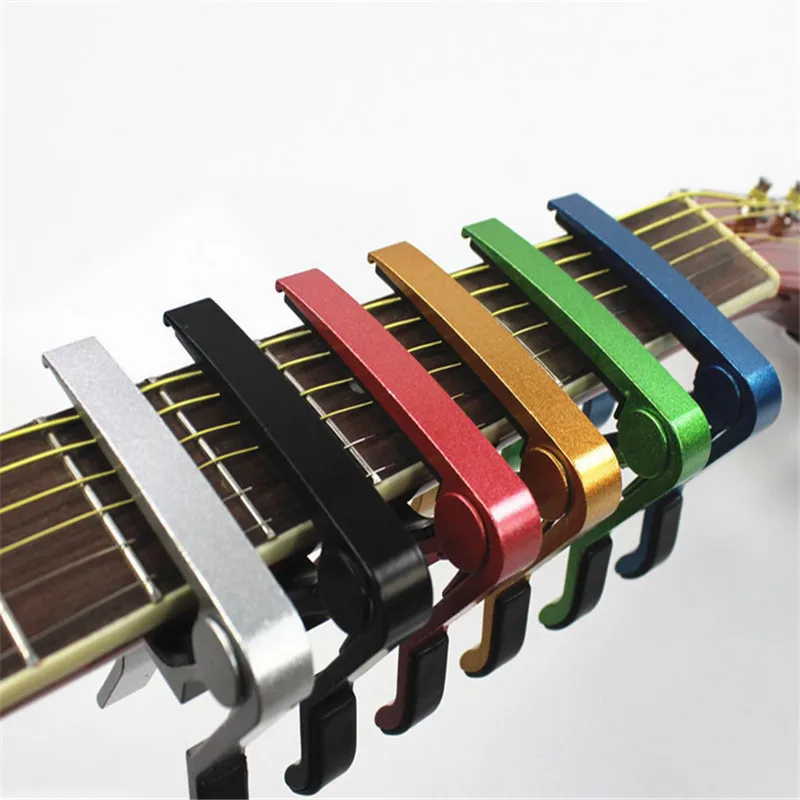 Zebra 6 цветов Алюминиевый сплав Tune Clamp Key Trigger Capo для акустической электрической гитары ra Музыкальные инструменты часть аксессуары