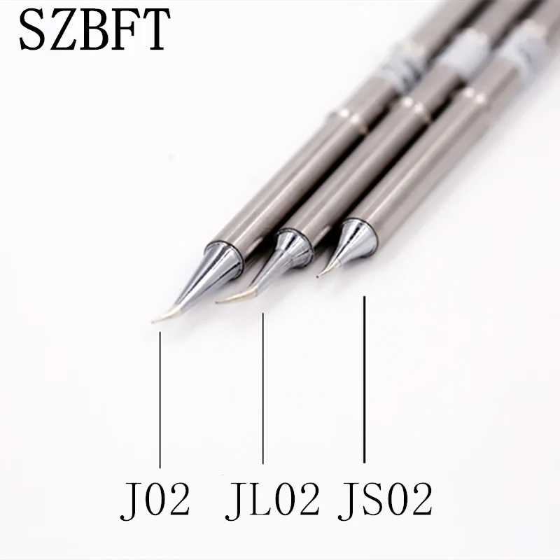 SZBFT 1 шт. t12 наконечники серебро T12 J02 JS02 JL02 ручка паяльник 155 мм длина сварочная