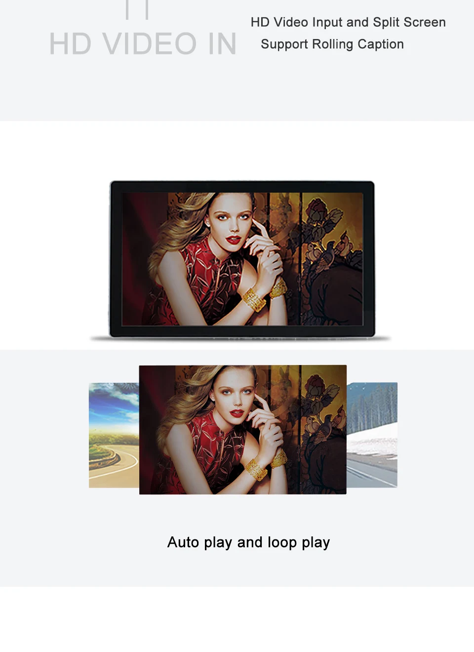 28in 4 К k auto play and loop play емкостный сенсорный видеоплеер К 4 K мониторы сетевой рекламный плеер