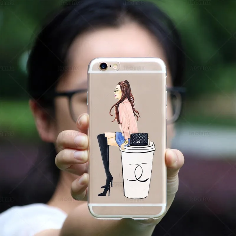 Модный силиконовый чехол-накладка для телефона iPhone XS MAX 8Plus 6 Plus 5 5S SE 7Plus | Мобильные