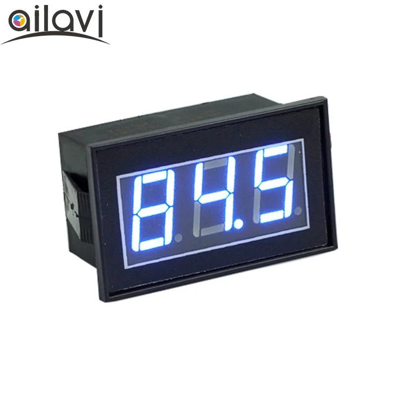 

Водонепроницаемый измеритель напряжения V56D IPX8, постоянный ток 0-100 в, четыре провода, синий светодиодный цифровой дисплей