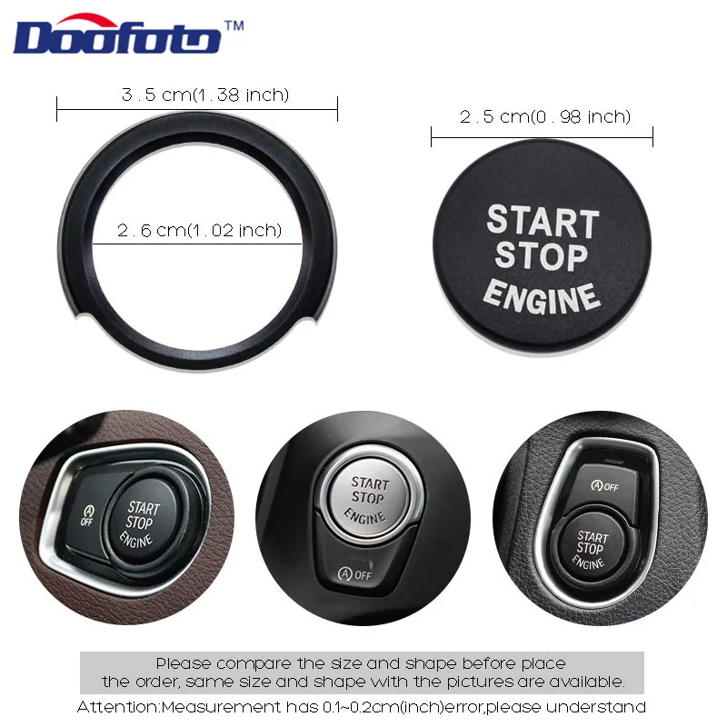 Doofoto автомобильный Стайлинг для Bmw E46 E60 E39 F30 F20 118i F22 F23 F45 X1 F48 E84 E90 E91 E93 X6 кнопка