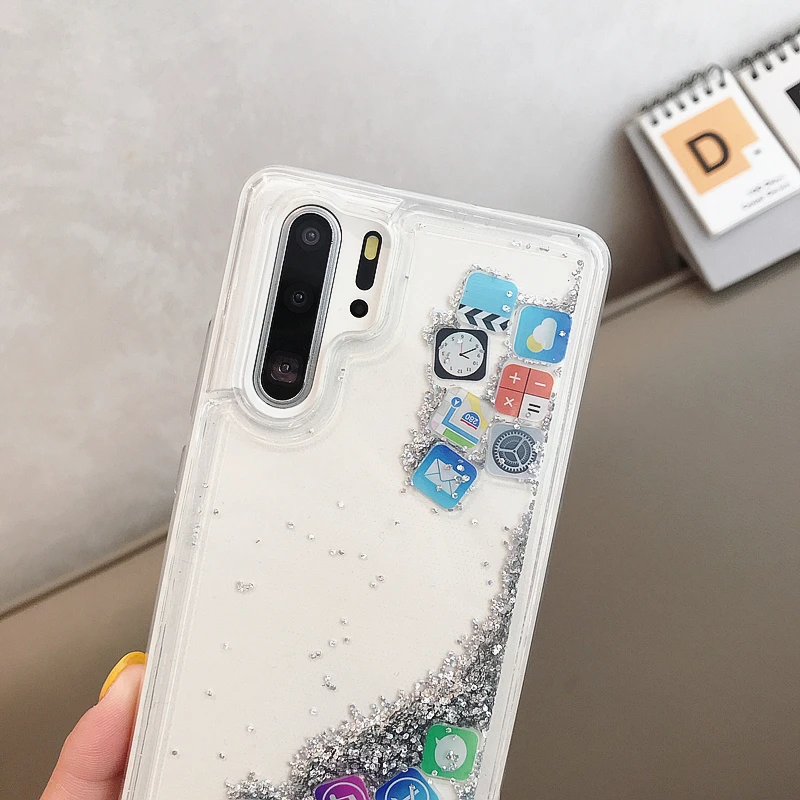 Динамичный жидкий песок чехол для huawei Nova 3 3E 4E 5 5i 3i телефона мобильные приложения