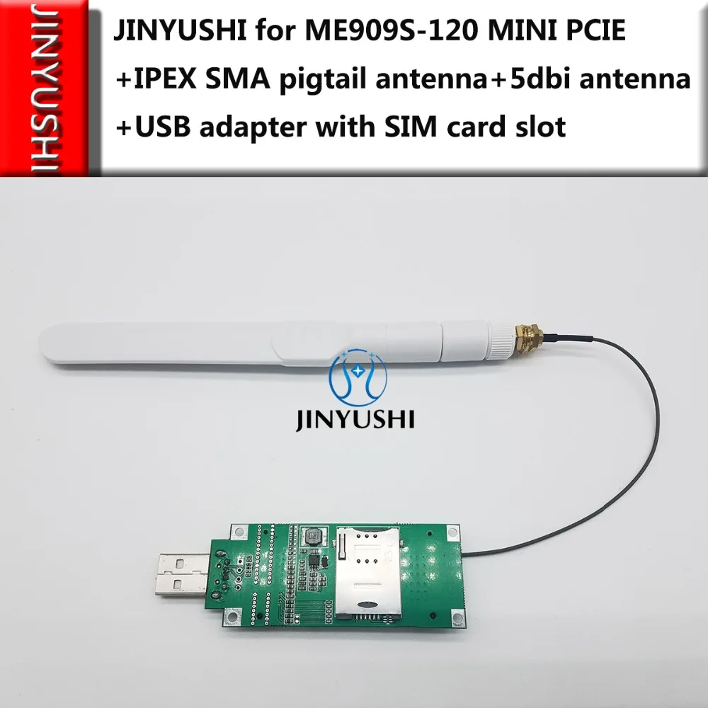 Мини PCIE + IPEX SMA Пигтейл/провод для антенны 5dbi антенна USB адаптер со слотом SIM карты 4G