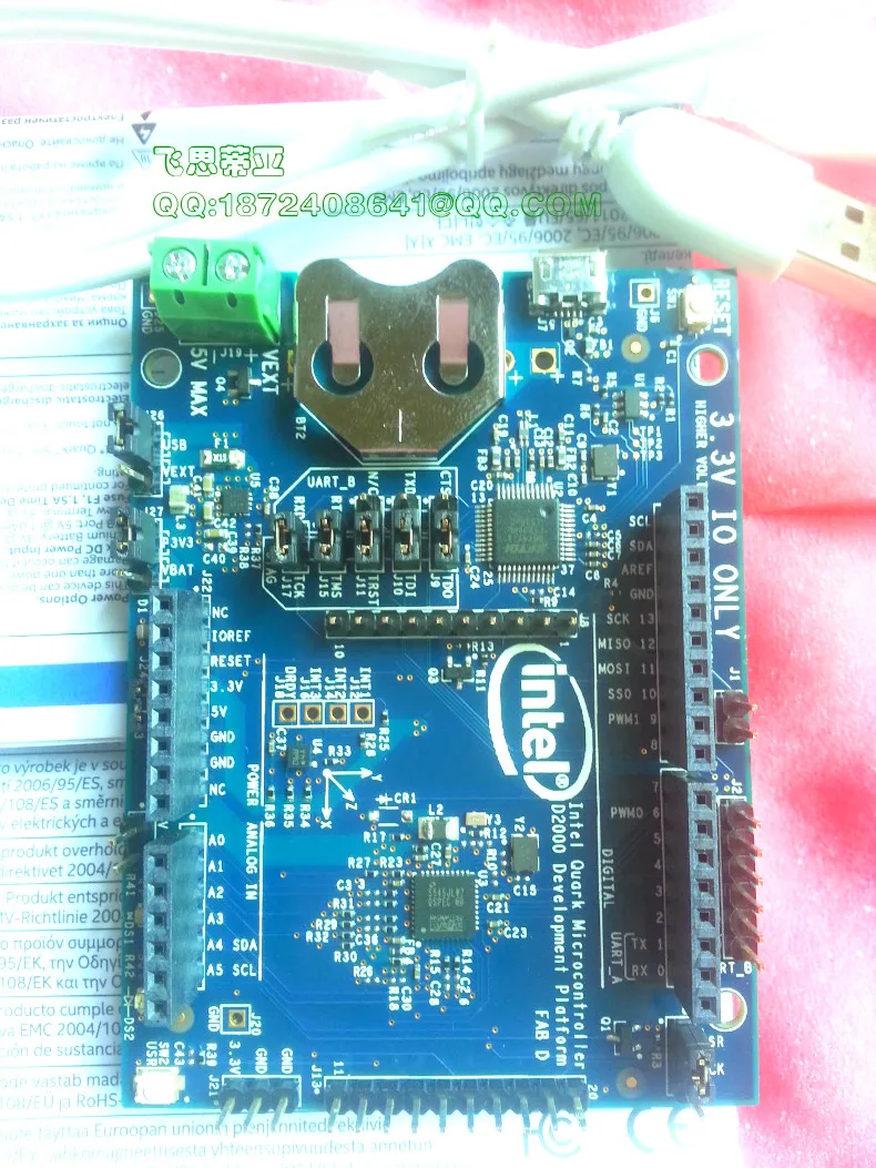 

Плата для разработки Intel x86 Quark D2000 MTFLD.CRBD.AL MCU