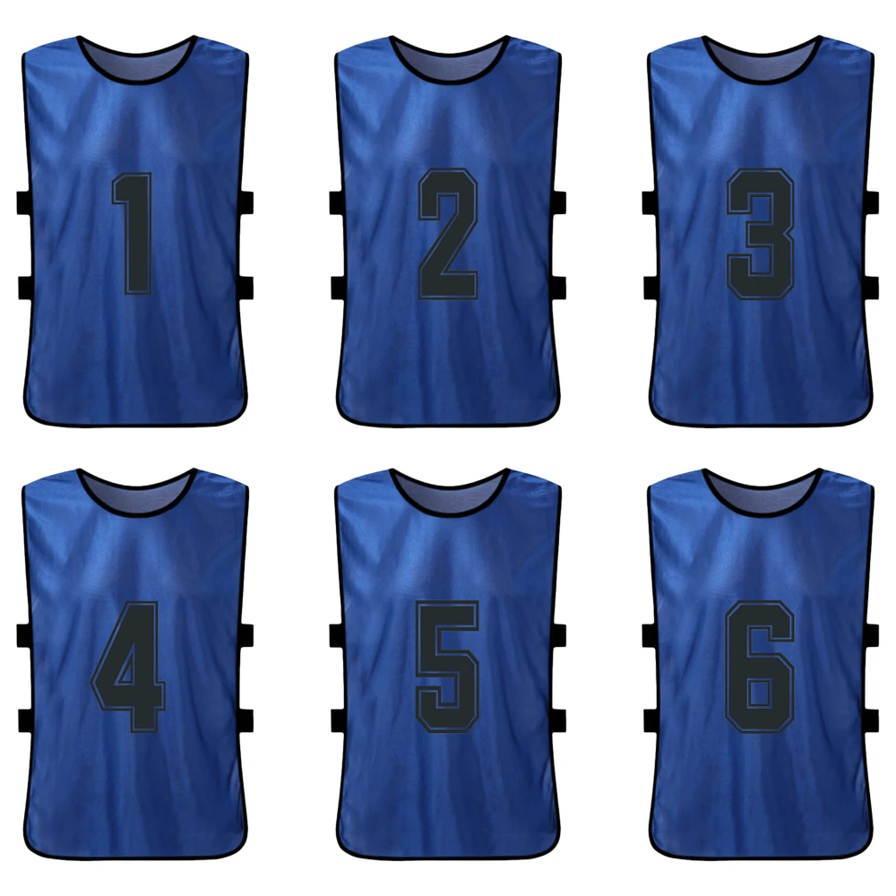 

6 шт. Баскетбол для взрослых Pinnies быстросохнущие баскетбольные майки футбольная команда Scrimmage тренировочный жилет