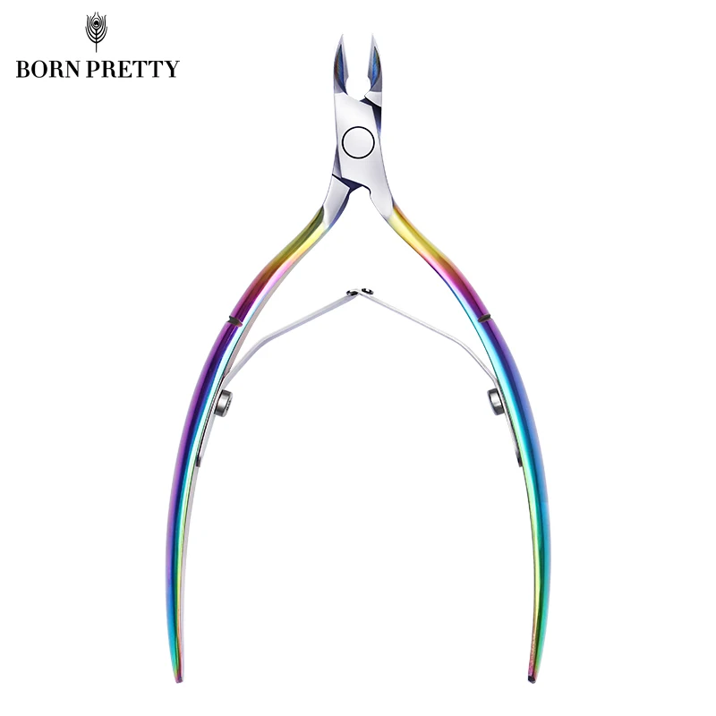 BORN PRETTY красочные острые кутикулы для ногтей кусачки удаления омертвевшей кожи