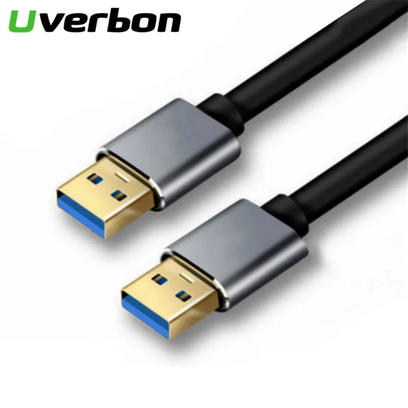 Uverbon usb type A папа к USB папа удлинитель супер скорость USB 3,0 удлинитель Кабель для радиатора жесткий диск Webcom