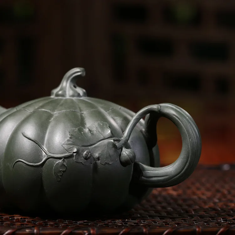 Знаменитая фиолетовая глина yixing pot artist, настраивает все ручные тыквы Фиолетовый Глиняный заварочный чайник чайный набор для путешествия и подарков