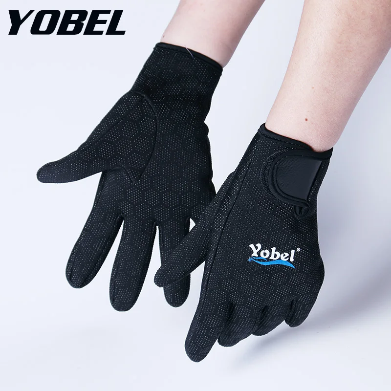 Бесплатная доставка неопреновые теплые перчатки Yobel 1 5 мм для подводного