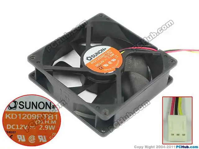 Вентилятор для сервера SUNON KD1209PTB1 (2).H.M DC 12 В 2 9 Вт 92x92x25 мм|square fan|server fan92x92x25mm fan |