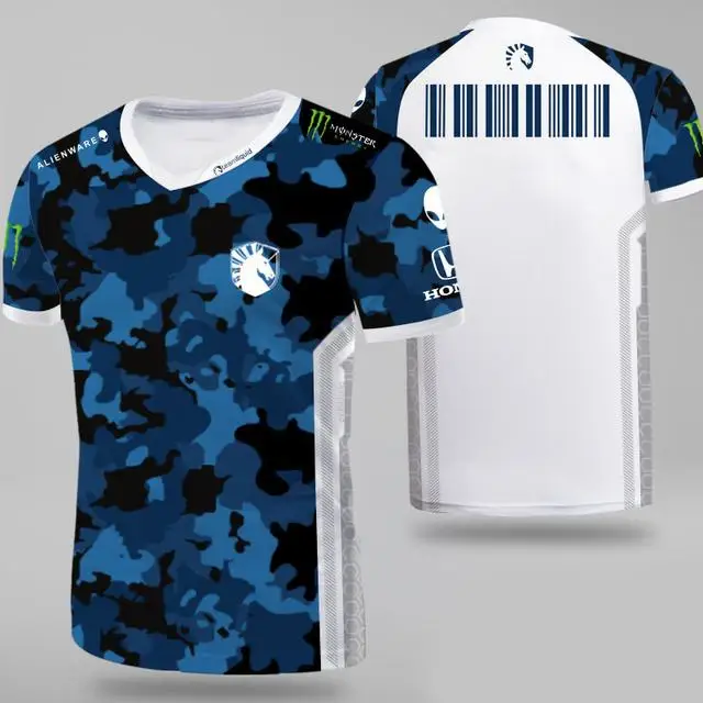 3 Высокое качество, 1:1, Esports Team Liquid, на заказ, ID футболка, футболка для фанатов, мужчин и женщин, N-neck, футболки с коротким рукавом, на заказ, футболка, Homme - Цвет: 3