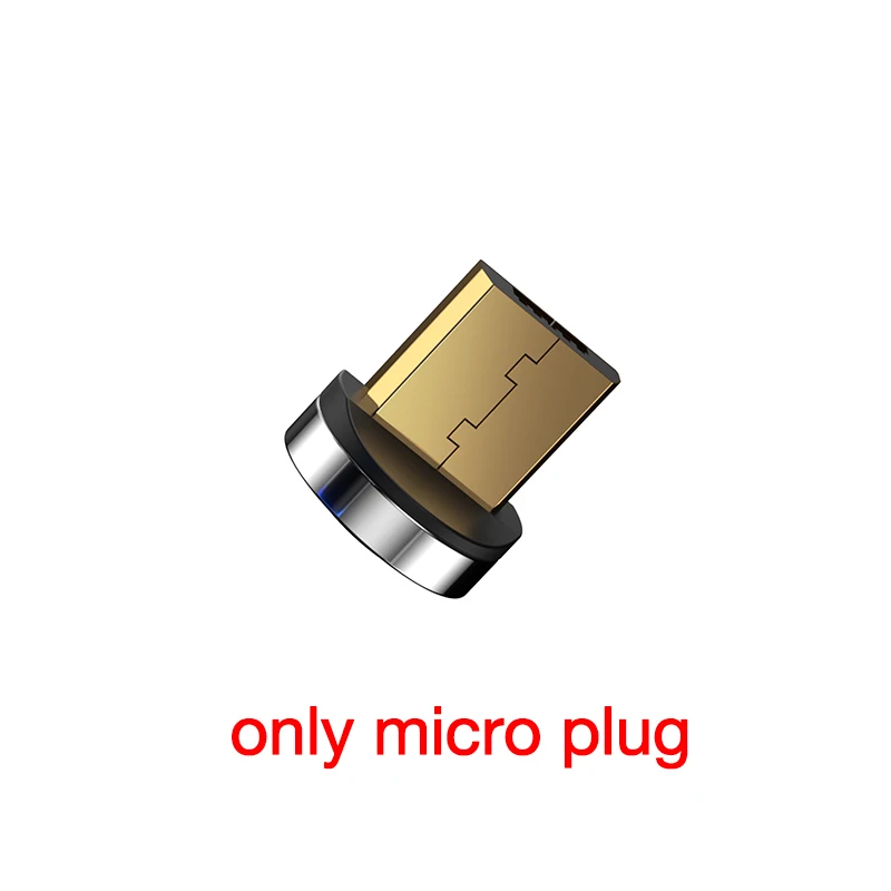 CAFELE светодиодный магнитный Micro USB кабель 3.0A кабель для быстрой зарядки для Xiaomi huawei Android мобильный телефон Micro USB кабель для передачи данных Шнур - Цвет: Only Plug for Micro