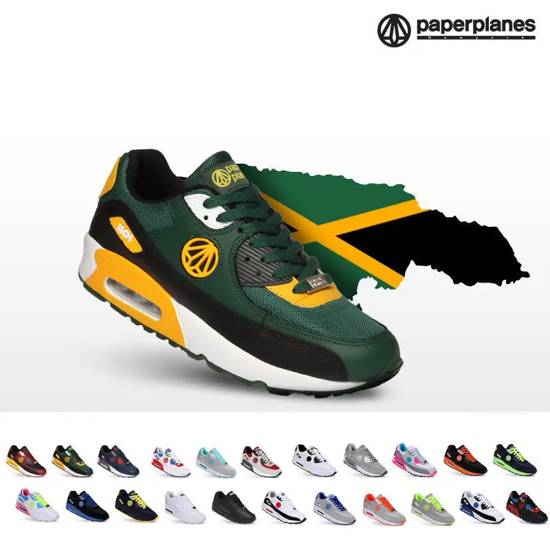 

Newest Premium Paperplanes Air Cap Walking Training Lace Up Shoes Trainers Sneakers-1101