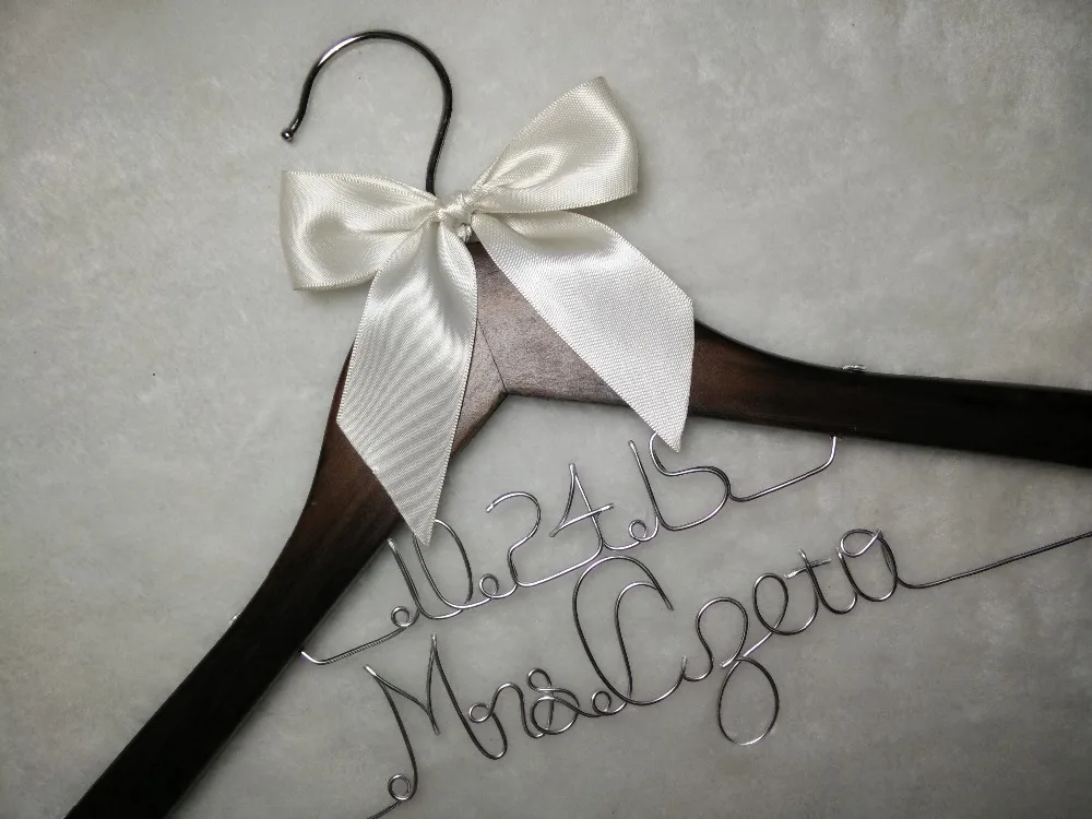 Пользовательских Персонализированные Свадебные Вешалка свадебные вешалка для