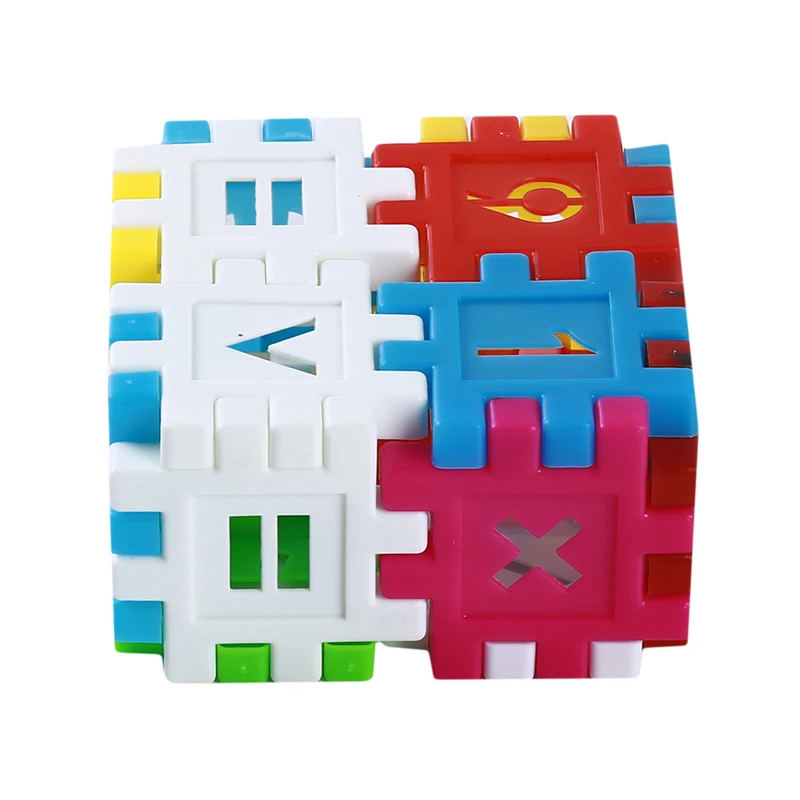 Детские Пластиковые Цифровые квадратные строительные блоки Обучающие Наборы