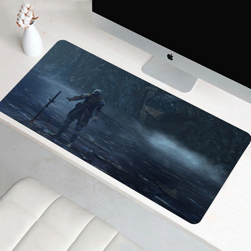 Игровой коврик для мыши SIANCS Dark скоростных геймеров резиновый с закругленными