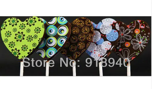 Розовое сердце любовь шоколад конфеты торт съедобные Замороженные листовые