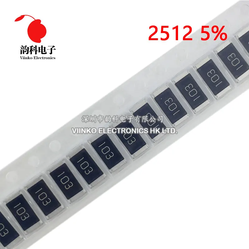 Резисторы с чипом SMD 4000 шт. 2512 1 Вт 0R 10 м 0 5 100 220 Ом 0.1R 0.5R 100R 220R 1K 2 K 4 7 10K 47K 100K м|resistor 100|smd