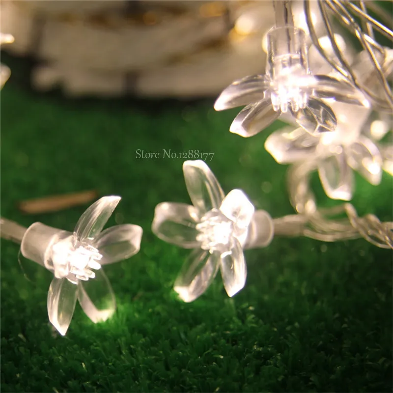 Luminarias Led String Fairy Lights 3M 30 led Battery cherry blossom Christmas Decoration Lamp | Лампы и освещение