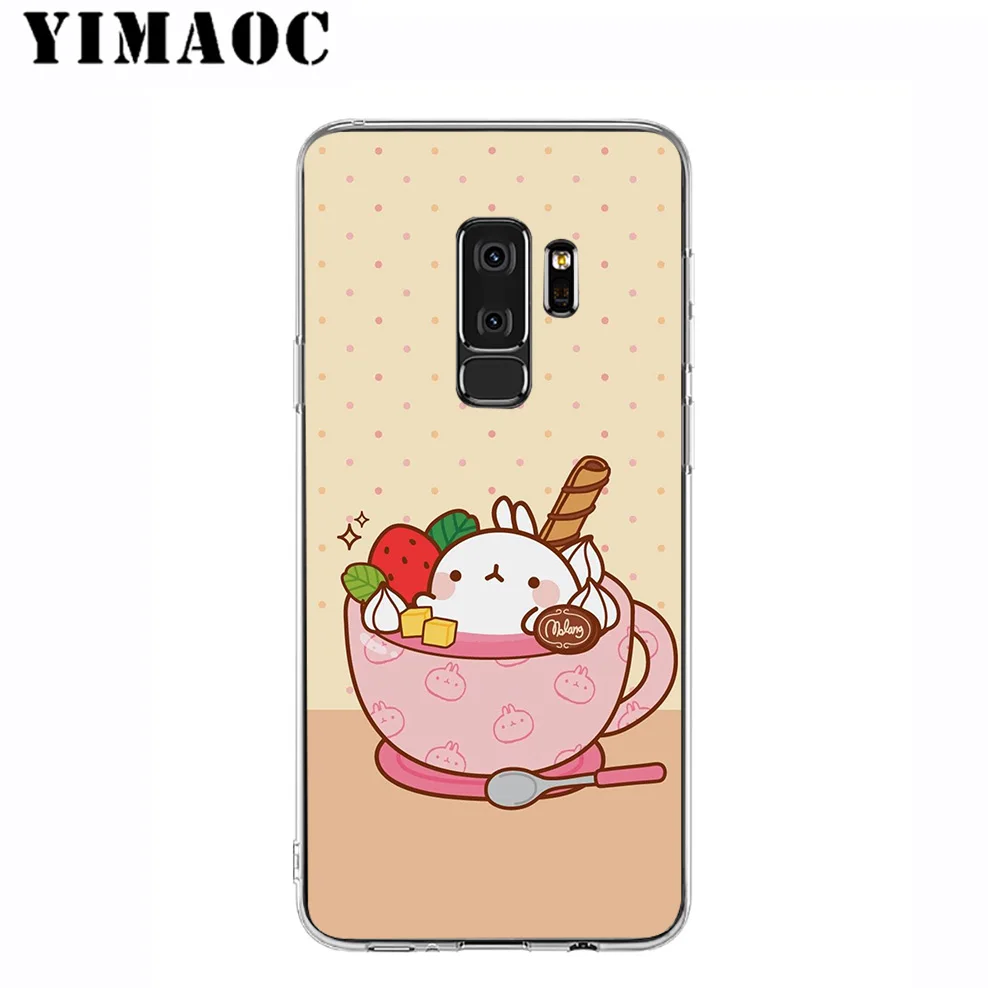 Yimaoc пузырь Чай Чудесный мягкий силиконовый чехол для телефона samsung Galaxy A5 A6 плюс A7