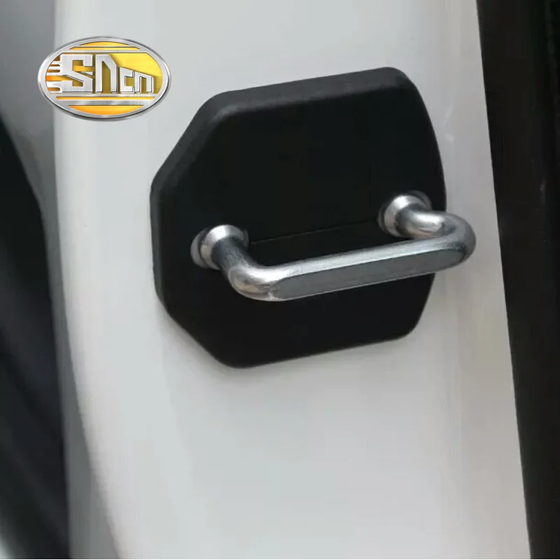 

4pcs For Ford Mondeo Fusion Everest Mustang Car Door Lock Buckle Cover Case Waterproof Rust-proof Auto Accessories Car-styling