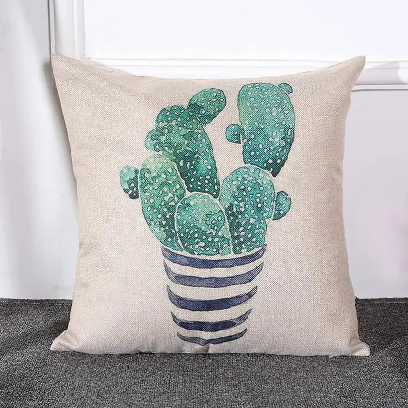 Пасторальный стиль квадратные подушки Наволочки для подушек наволочки