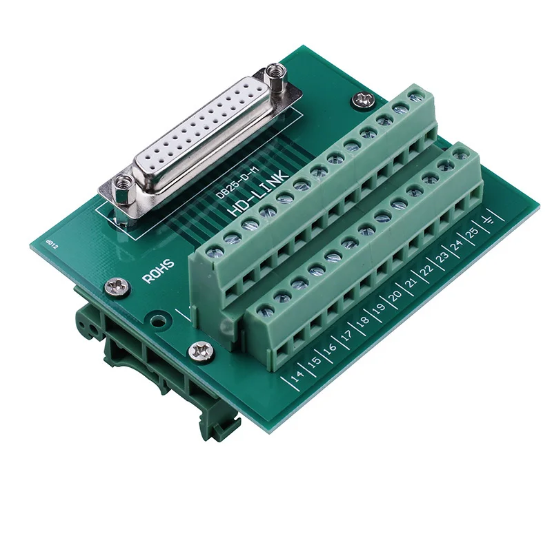 

DB25 free welding module male female head plug DR25 pin adapter terminal port terminal adapter plate