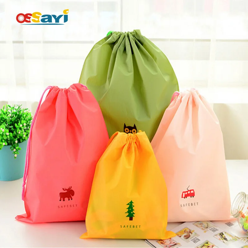 Водонепроницаемый ПЭ шнурок сумка дорожная для хранения аксессуары одежды