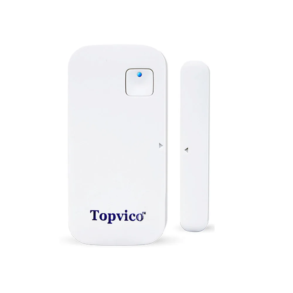 1 WIFI Door Sensor Topvico WiFi датчик для двери приложение управление 110дб дверной охранной сигнализации магнитный переключатель беспроводной, оконный, дверной датчик открытия s Домашняя безопасность - Цвет: 1 WIFI Door Sensor