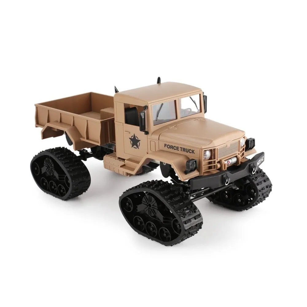 FY001A/B 2 4 ГГц 1/16 4WD внедорожный Радиоуправляемый Военный грузовик альпинист