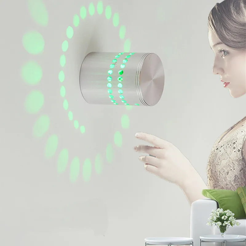 Led Новинка 3 Вт RGB красочный ночной Светильник атмосферная декоративная лампа для