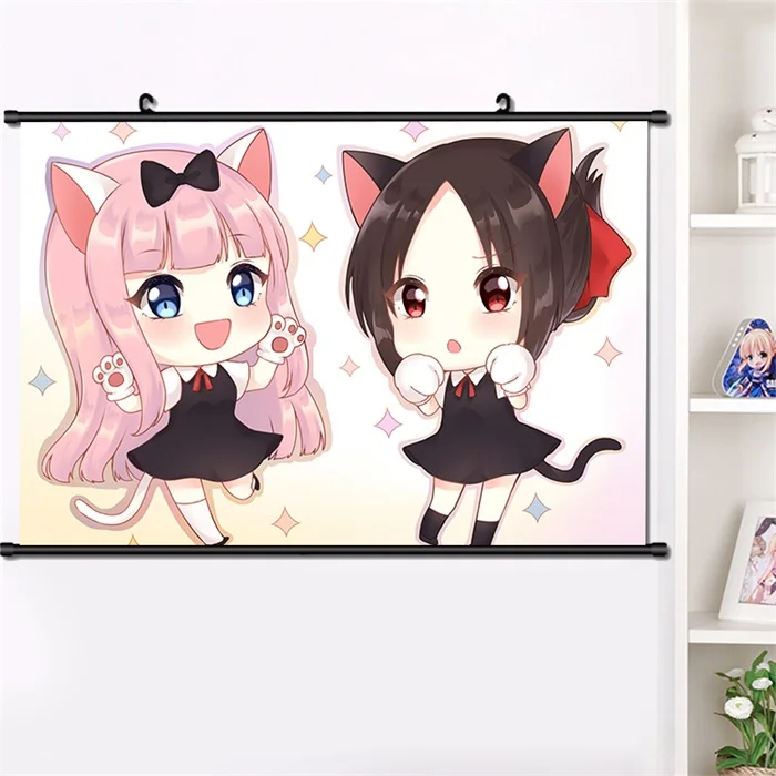 C Японское аниме Kaguya-sama: Love Is War Shinomiya Kaguya настенный Свиток Плакат манга настенные подвесные плакаты украшение дома 40*60 см - Цвет: C